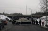 Масштабная авария под Киевом, перевернулся бус