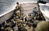 Фото высадки американских войск показали в цвете