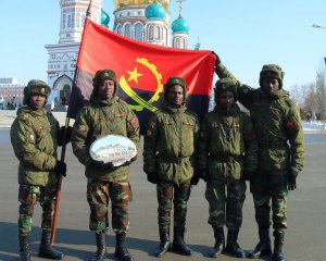 На военном параде в России маршировали африканцы