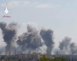 Путін з Асадом закидують надпотужними бомбами околиці Дамаска: шокуючі відео