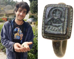 Садівник знайшов давній перстень з портретом Святого Миколая