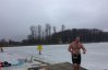 Екстремальний рекорд України: чоловік проплив під кригою 61 м