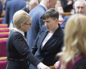 Тимошенко сделала заявление относительно Савченко