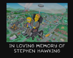 В новой серии &quot;Симпсонов&quot; почтили память Стивена Хокинга