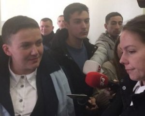 Дело о терроризме: Савченко пришла в суд