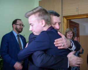 В&#039;язень Кремля зустрівся з львівським школярем, який написав йому листа в тюрму