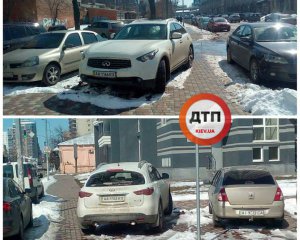 Бите скло і монтажна піна: в Києві жорстко розправилися з &quot;героєм парковки&quot;