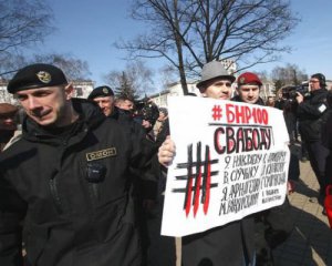 День свободы в Беларуси: задержали лидера оппозиции и десятки участников марша