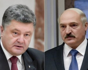 Порошенко сконтактував з Лукашенком