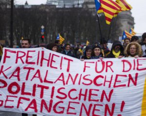 На улицы Берлина вышли сторонники Пучдемона