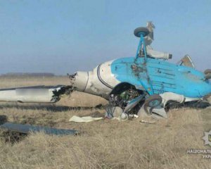 В Полтавской области упал вертолет с двумя пилотами на борту