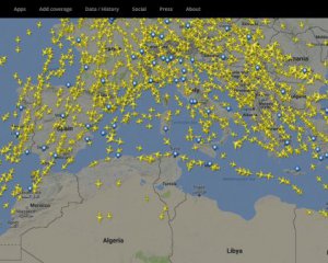 Евроконтроль из-за возможного авиаудара по Сирии запретил летать над Средиземным морем