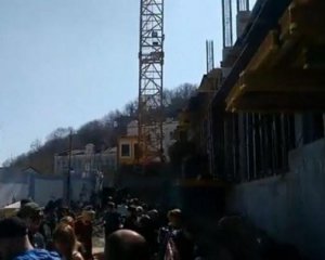Строительство гостиницы на Андреевском спуске заблокировали