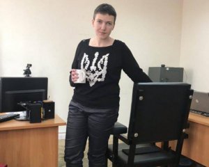 Савченко за 28 дней голодания один раз появилась перед камерами