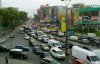 В Киеве образовалась 10-километровая пробка