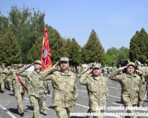 1451 день в АТО: впервые за 4 года в Ровно вернулись военные одной из частей