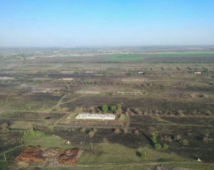 На военном полигоне в Балаклее не потушили  возгорание