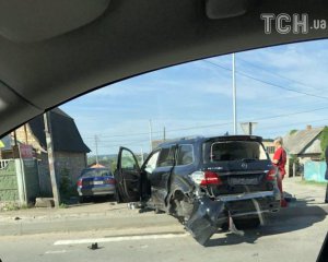 Несколько автомобилей под Киевом попали в ДТП
