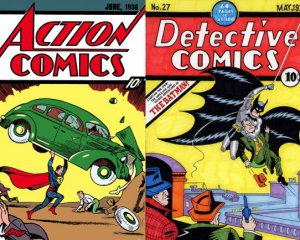 В першому коміксі Бетмен носив червоні штани та крила