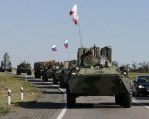 К украинской границе приближается колонна российской техники