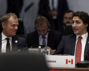 Дональд Туск стал на защиту премьер-министра Канады Джастина Трюдо