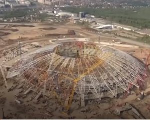 Будинки прикривали полотном — як російську Самару "причепурили" до КС з футболу
