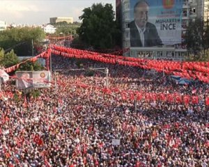 5 млн турків вийшли на мітинг за опозиційного кандидата в президенти