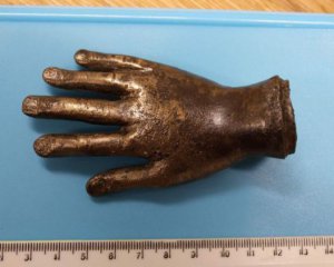 Археологи нашли руку давнего бога