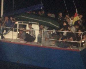 Задержали украинскую яхту, которая перевозила нелегальных мигрантов