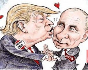 Трампа поймали на подмигивании Путину
