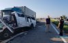 Поліція затримала водія вантажівки, в яку влетіла маршрутка з білорусами