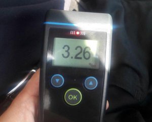 У таксиста виявили вміст алкоголю в крові, що в 16 разів перевищує  норму