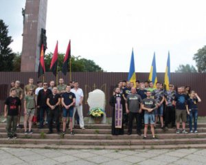 Заложили камень Монумента победы украинских воинов