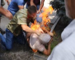 Кримський татарин підпалив себе у Сімферополі