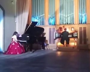 Показали видео, как итальянцы исполняют гимн Украины