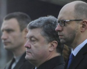 Яценюк не захотел объединяться с Порошенко