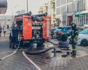 В центре Киева сгорел еще один ресторан