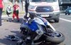 Мотоцикліст протаранив тролейбус: є постраждалі