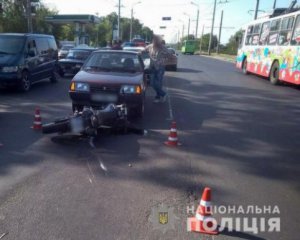 Мотоцикліст скоїв подвійну ДТП