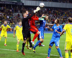 Как Украина играла со Словакией в отборе на Евро-2016