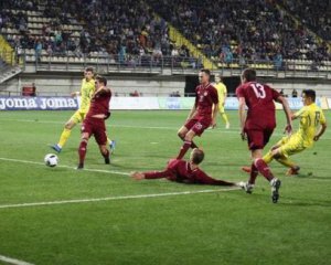 Молодёжная сборная Украины одержала тяжелую победу в квалификации на Евро