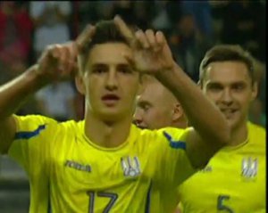 Молодежная сборная Украины победила благодаря невероятному голу Шведа