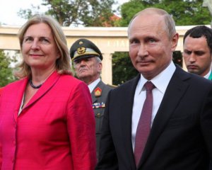 Голова МЗС Австрії прокоментувала візит Путіна на своє весілля