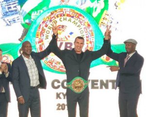 Володимир Кличко отримав пояс чемпіона WBC