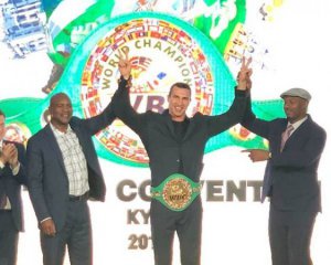 Владимир Кличко получил пояс чемпиона WBC