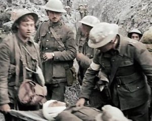 Показали кольорове відео кривавої битви Першої світової