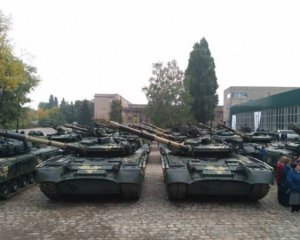 Показали модернизированные танки ВСУ