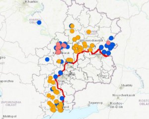 Самые опасные места Донбасса нанесли на карту