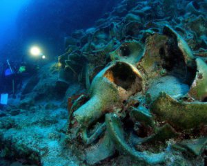 В море нашли древнее кладбище кораблей