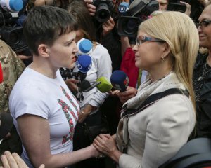 Тимошенко сбежала от Савченко - сестра нардепа